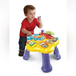 VTech Magic Star Learning Table, English and Spanish Learning Toy For Baby
